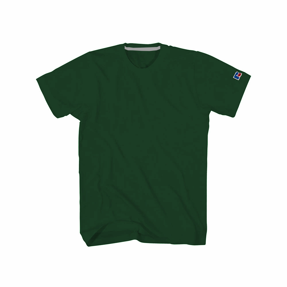 Russell Athletic Men's Basic Solid Short Sleeve T-Shirt, Lake Forest Green