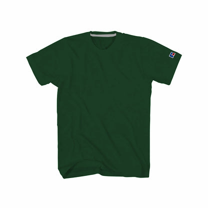 Russell Athletic Men's Basic Solid Short Sleeve T-Shirt, Lake Forest Green