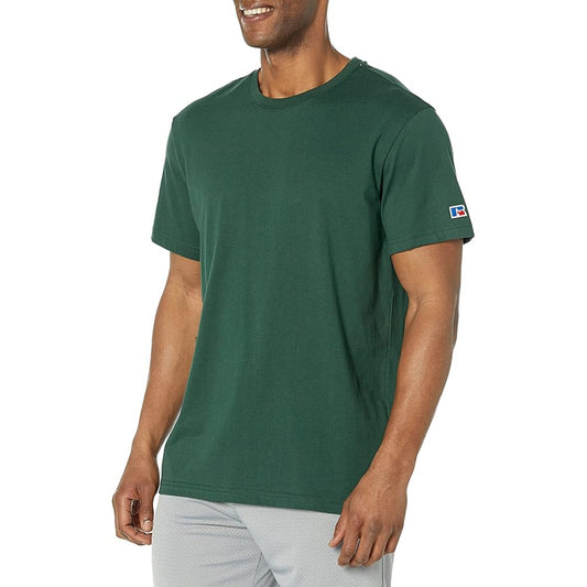 Russell Athletic Men's Basic Solid Short Sleeve T-Shirt, Lake Forest Green