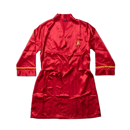 Women's Star Trek Uhura Satin Robe Red