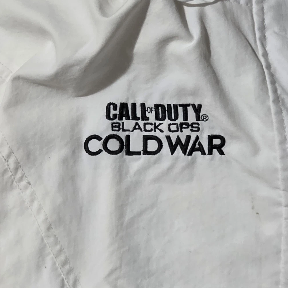 Men's Call of Duty Black Ops Cold War Windbreaker Anorak Jacket White