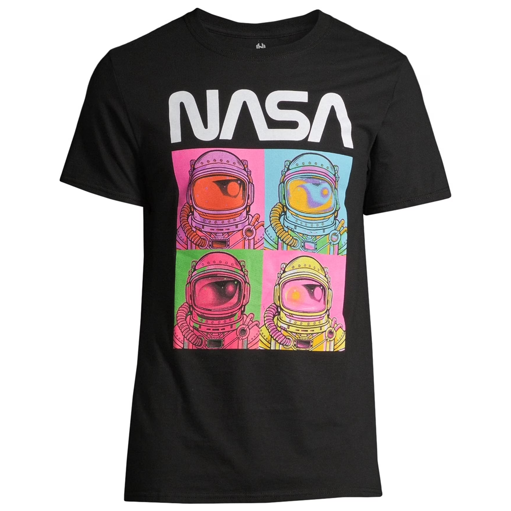 Men's NASA Pop Art Graphic Tee T-Shirt