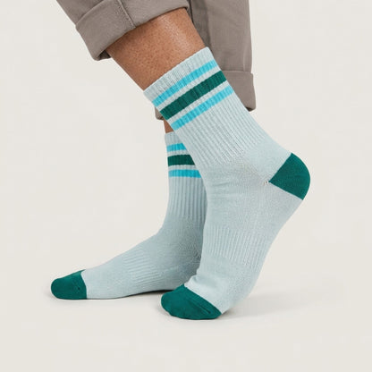 240 Pairs Men's Novelty Crew Socks Package Deal | Mixed Graphic Designs & Fun Patterns Free Shipping