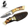 BC 791 6.25" Bone Collector Slim Skinning Hunting Knife with Leather Sheath