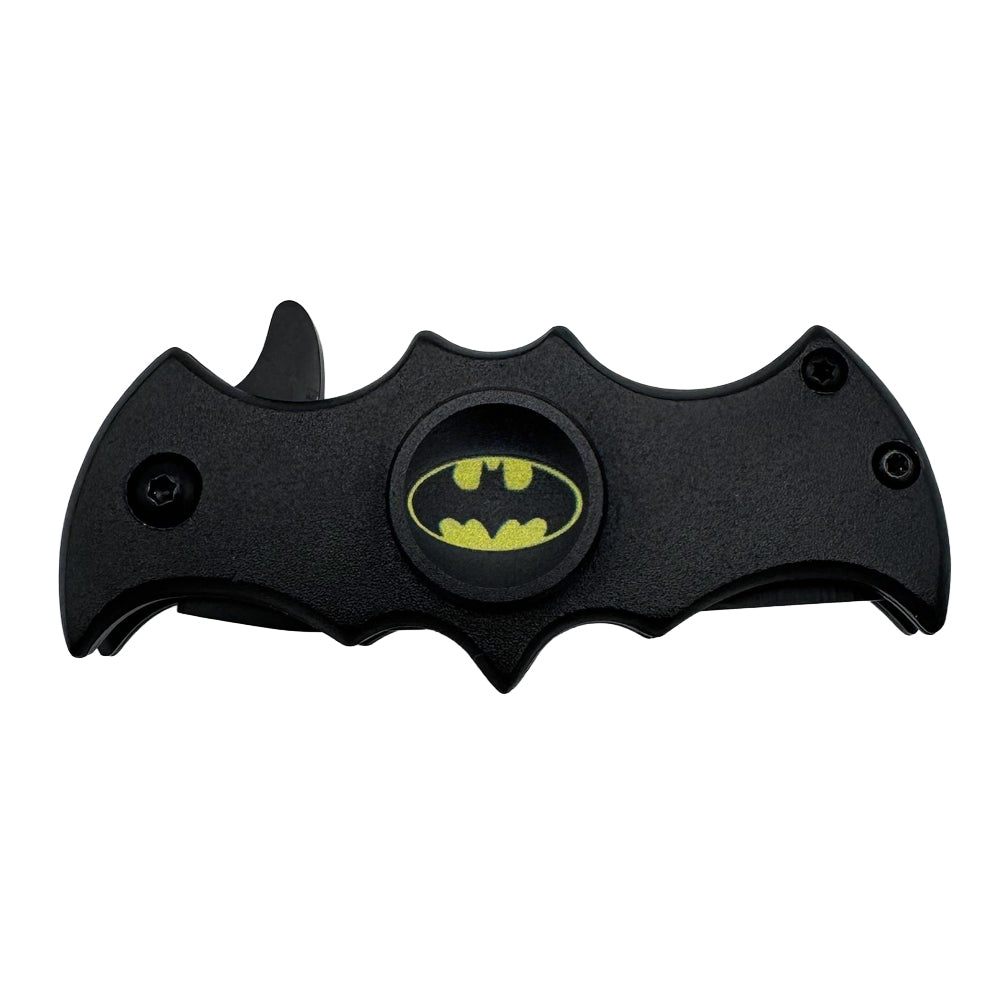 BM 4542-BK 3" Black Bat Folding Knife Fidget Spinner