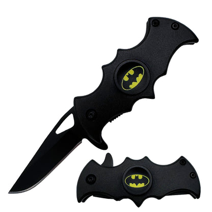BM 4542-BK 3" Black Bat Folding Knife Fidget Spinner