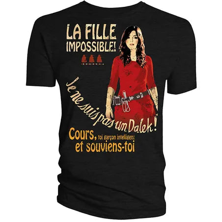 Men's Doctor Who: T-Shirt: La Fille Impossible Graphic Tee T-Shirt