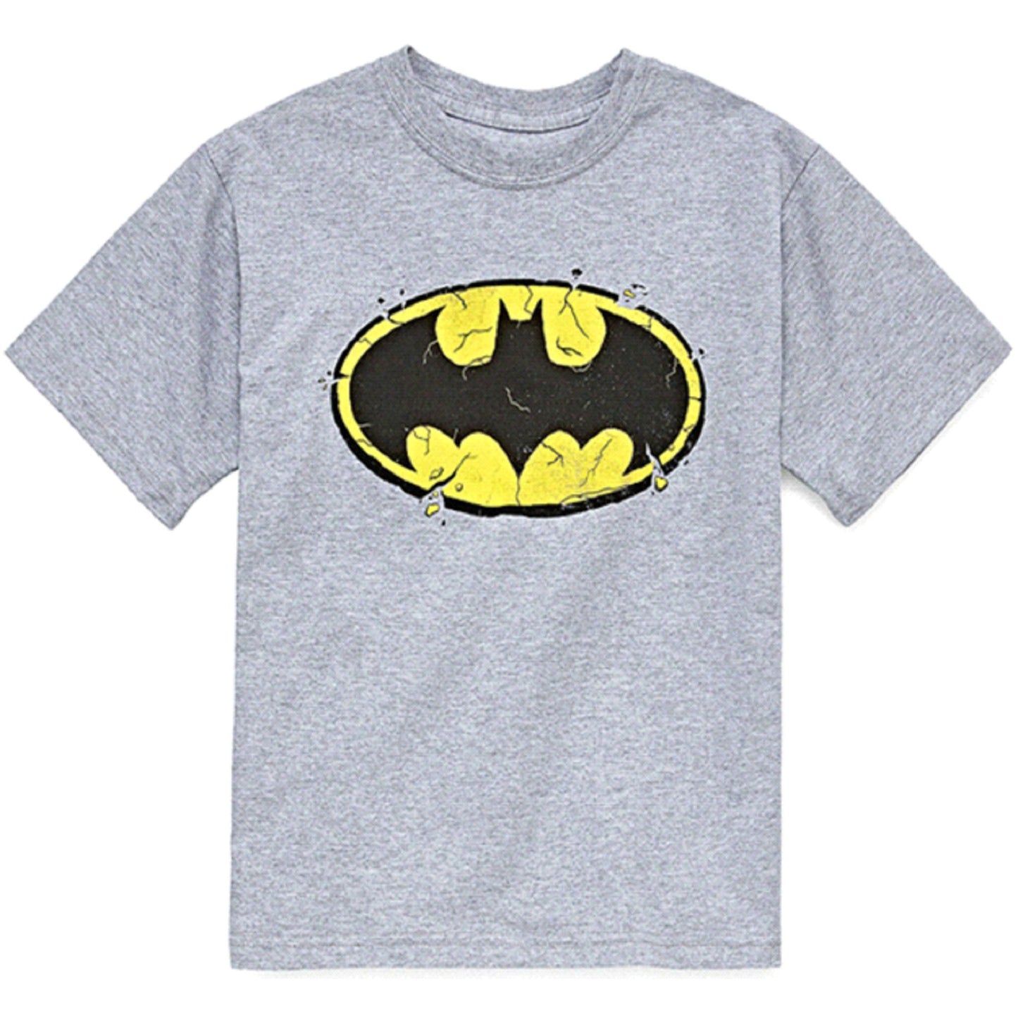 Boy's DC Comics Batman Crumbling Bat Logo Graphic Tee T-Shirt