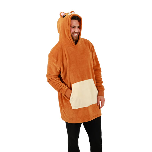 Bear Hoodie Blanket 2 in 1 Pillow-OSFA Wearable Hoodie Blanket