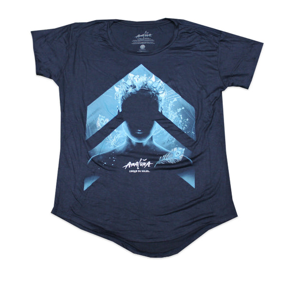 Women's Blue Cirque du Soleil Amaluna Graphic Tee T-Shirt