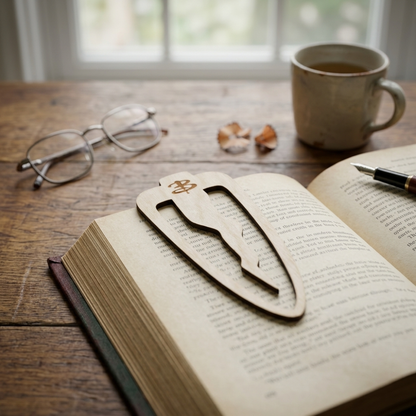 Buffy the Vampire Slayer Mr. Pointy bookmark from Loot Crate, featuring a detailed illustration of the iconic vampire slayer's stake.