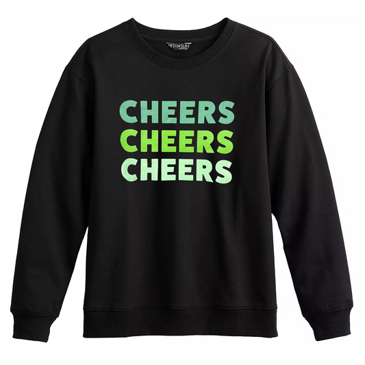 Women's Celebrate Together Cheers Holiday Graphic Sweatshirt