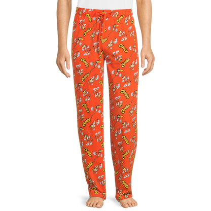 Men's Chester Cheetos orange pajama pants by Rex Distributor, Inc., featuring bright orange fabric and comfortable fit in various sizes.