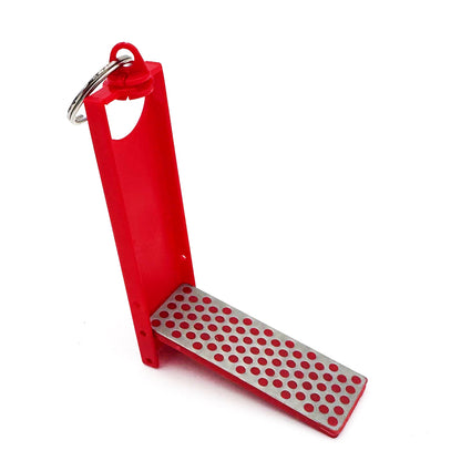 DKSS 5005 3" Folding Pocket Knife Sharpener with Key Ring