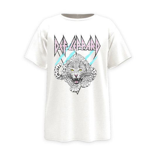 Girl's Def Leppard Graphic Print Tee T-Shirt