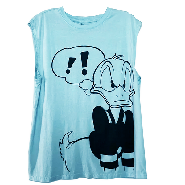 Adult's Blue Donald Duck Muscle Tank