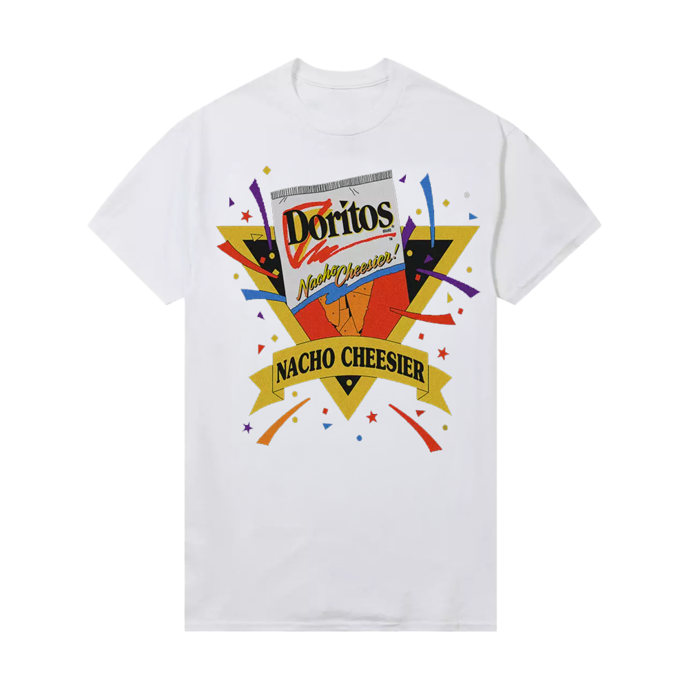 Women's Doritos Nacho Cheesier Vintage Logo Graphic T-Shirt Tee