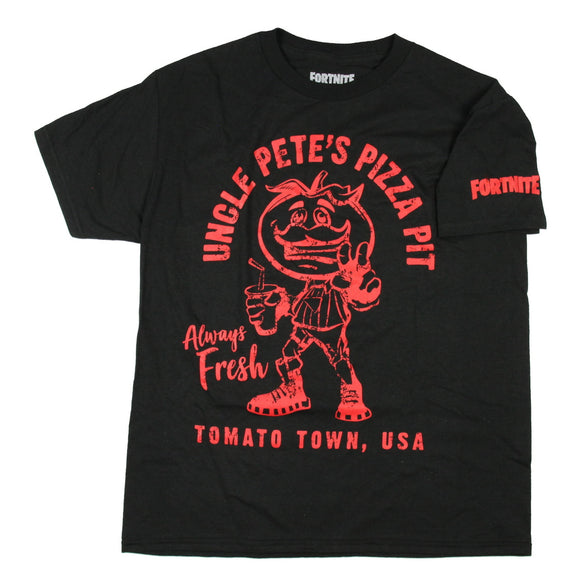 Boys Fortnite Boys Uncle Pete's Pizza Pit Always Fresh T-Shirt Tee