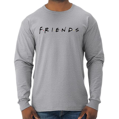 Men's Friends TV Show Logo Graphic Long Sleeve T-Shirt