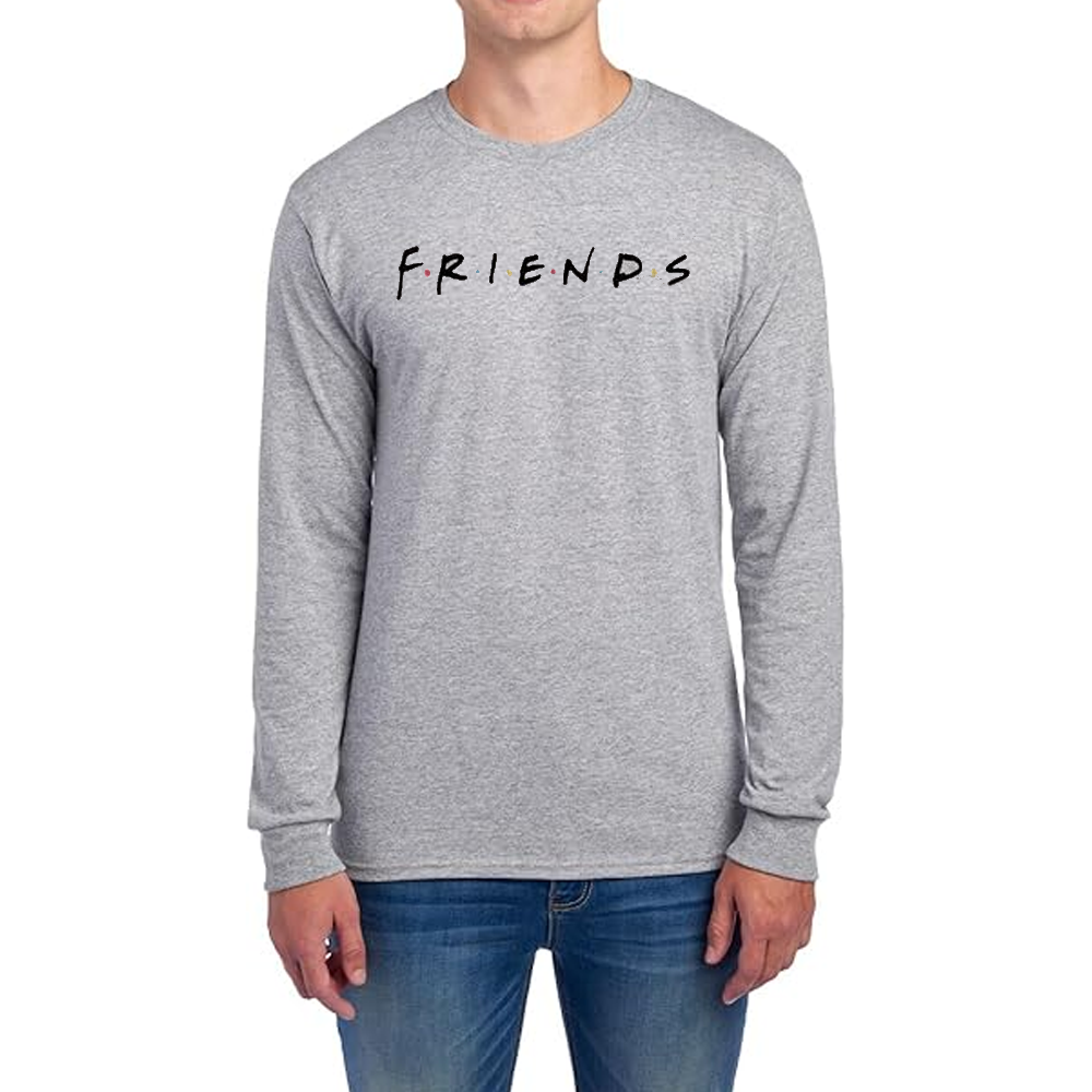 Men's Friends TV Show Logo Graphic Long Sleeve T-Shirt