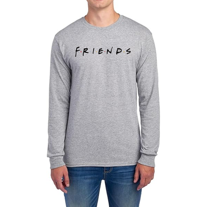 Men's Friends TV Show Logo Graphic Long Sleeve T-Shirt