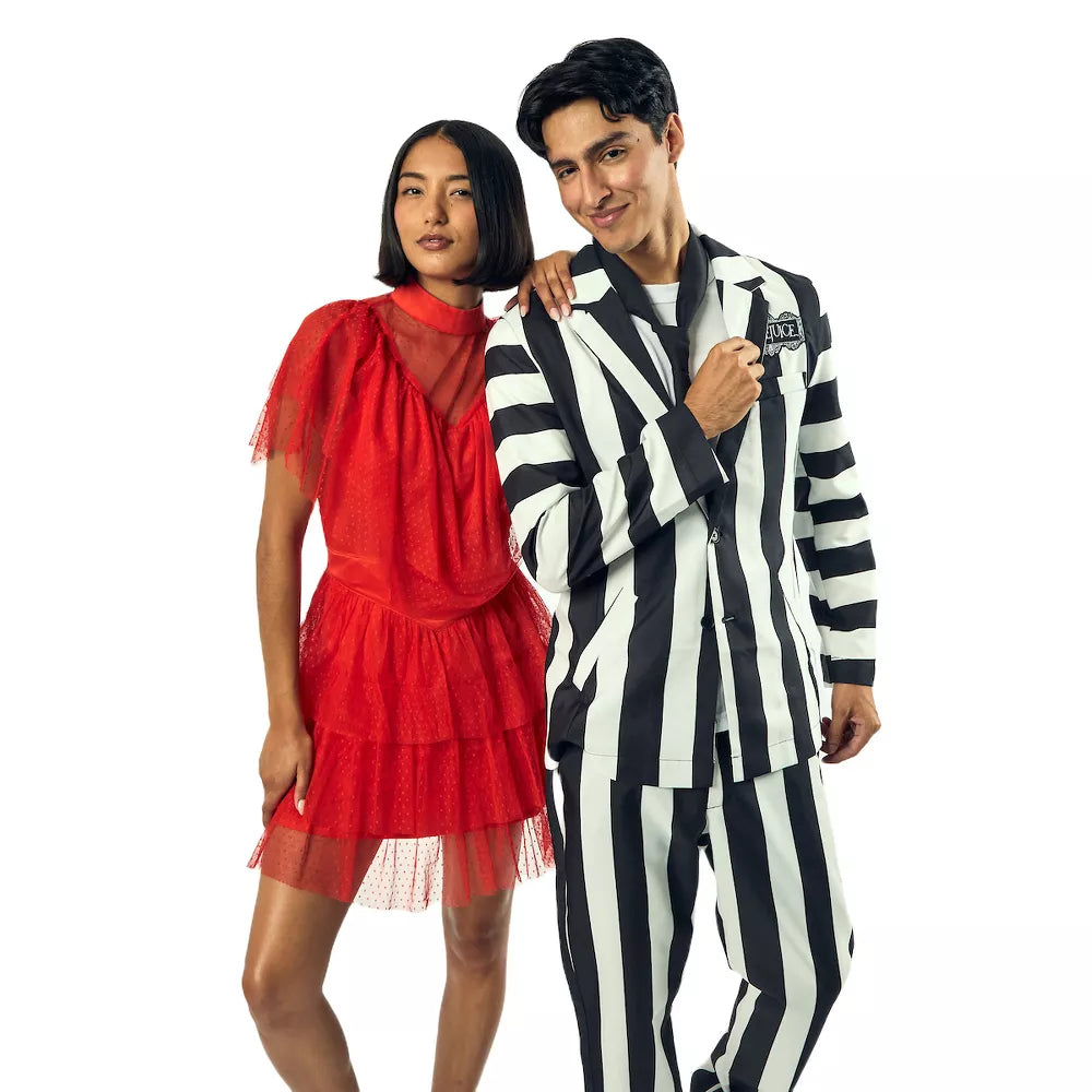 Beetlejuice Betelgeuse Men's 3-Piece Cosplay Set Costume