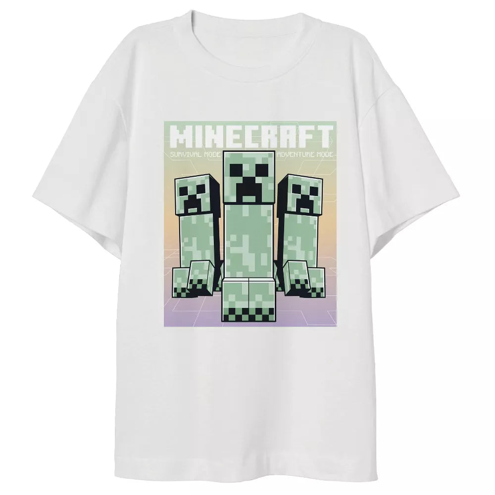 Minecraft Creepers Girl's Short-Sleeve Tee and Leggings 2-Piece Set