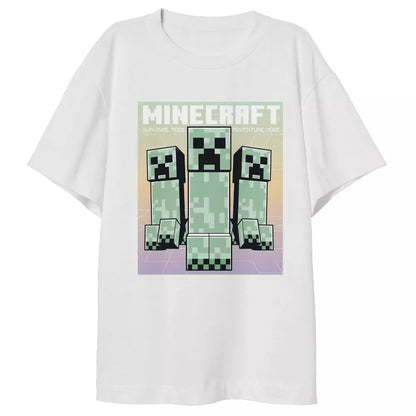 Minecraft Creepers Girl's Short-Sleeve Tee and Leggings 2-Piece Set