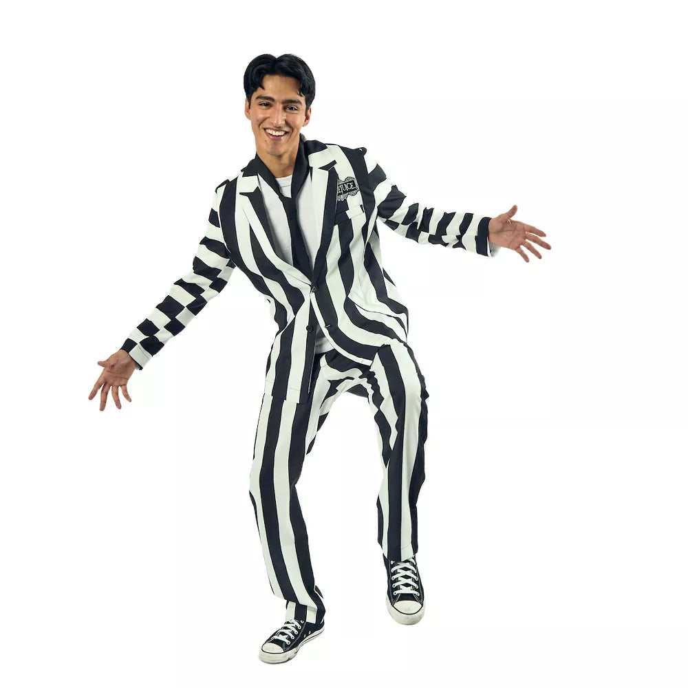 Beetlejuice Betelgeuse Men's 3-Piece Cosplay Set Costume