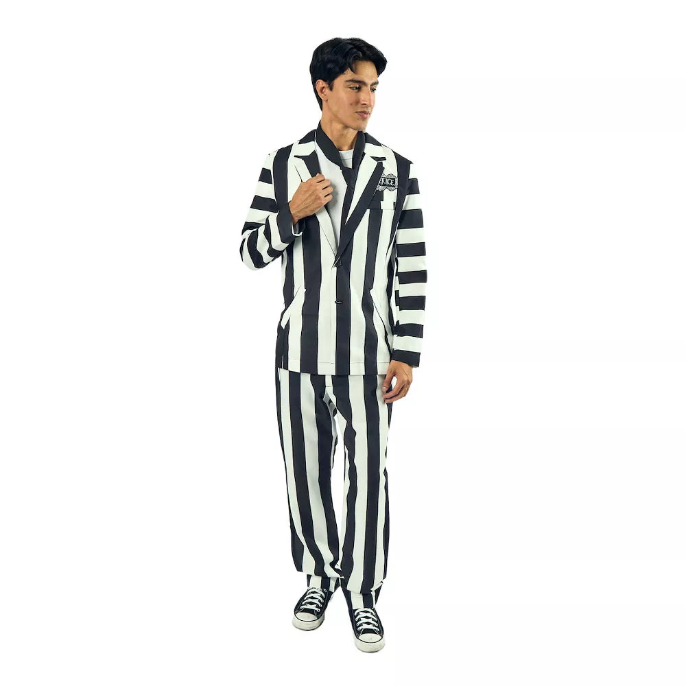 Beetlejuice Betelgeuse Men's 3-Piece Cosplay Set Costume