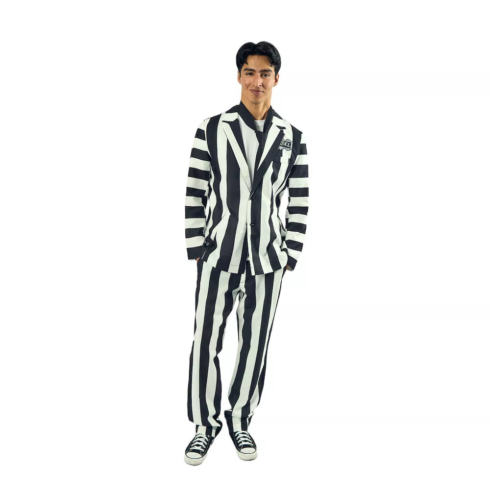 Beetlejuice Betelgeuse Men's 3-Piece Cosplay Set Costume