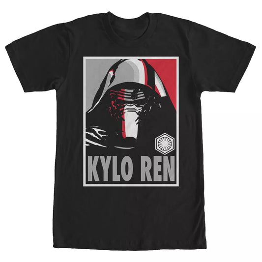 Men's Star Wars The Force Awakens Kylo Ren Poster T-Shirt