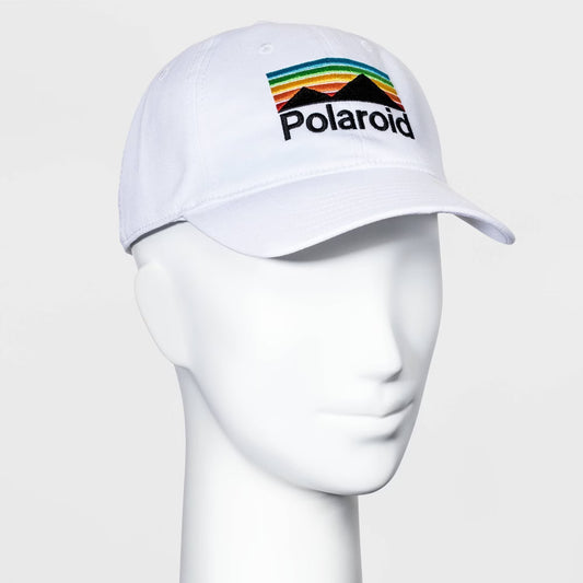 Women's Polaroid Baseball Hat - White One Size