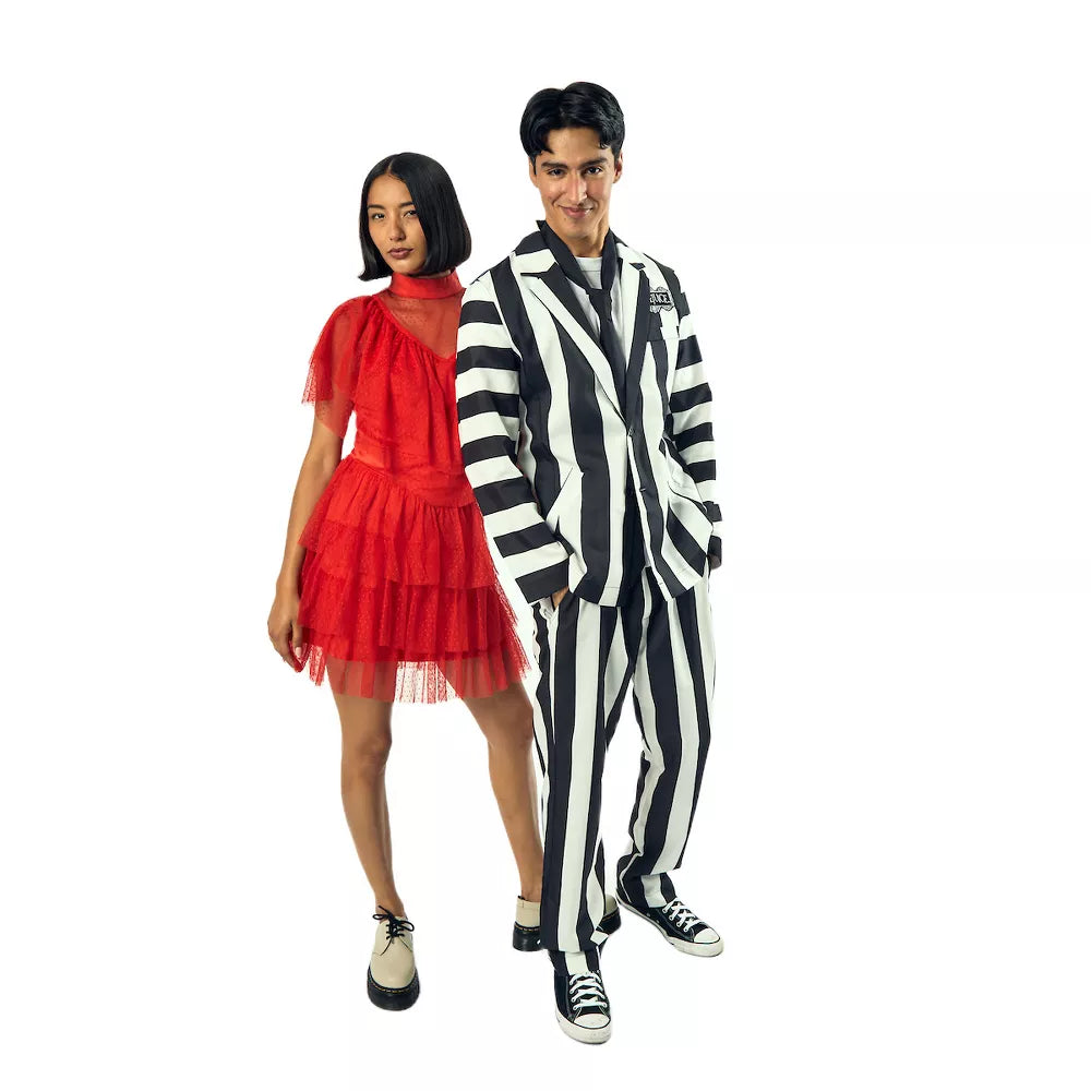 Beetlejuice Betelgeuse Men's 3-Piece Cosplay Set Costume
