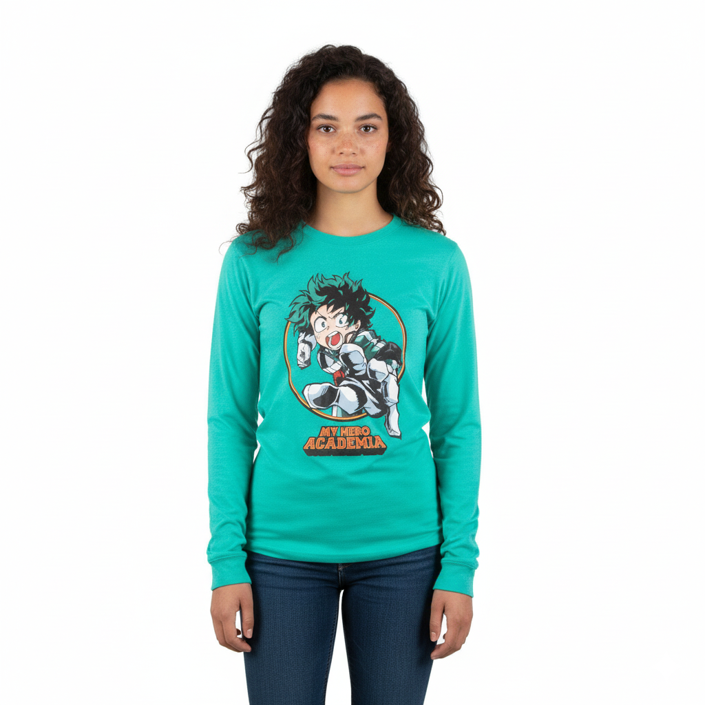 Men's My Hero Academia Fighting Pose Graphic T-shirt Tee