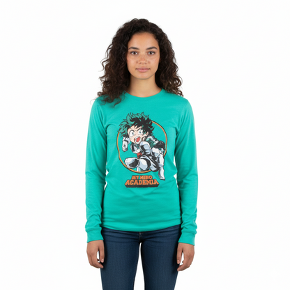 Men's My Hero Academia Fighting Pose Graphic T-shirt Tee