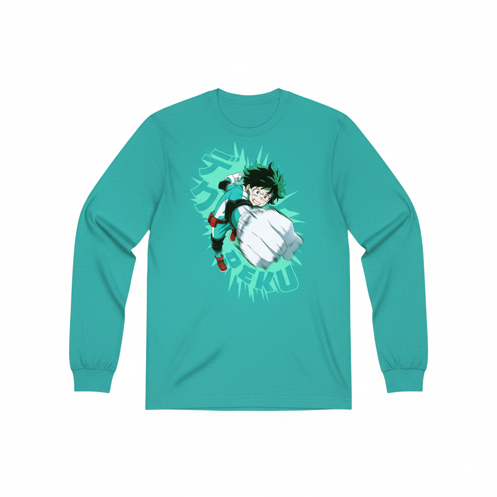 Men's My Hero Academia Anime Deku Graphic T-shirt Tee