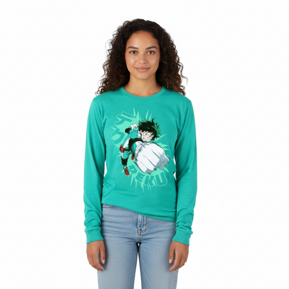 Men's My Hero Academia Anime Deku Graphic T-shirt Tee