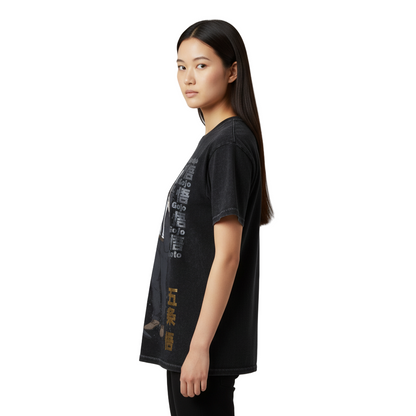 Men's Jujutsu Kaisen Gojo & Geto Mineral Wash T-Shirt Tee