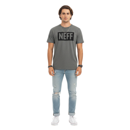 Men's Neff Block Logo Graphic Tee T-Shirt