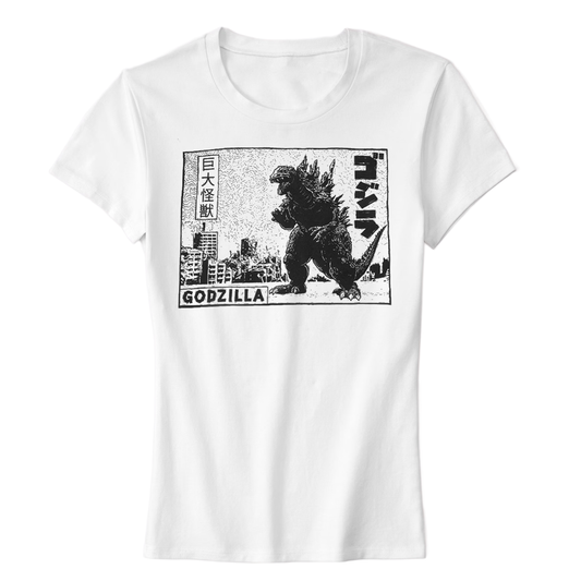 Women Juniors Godzilla Graphic Tee T-Shirt