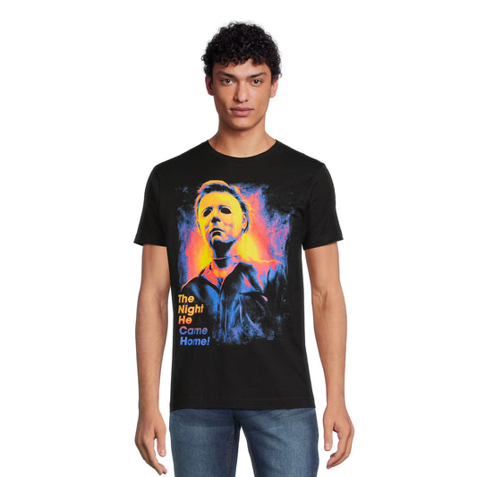Men's Halloween The Night He Came Home Graphic Tee T-Shirt