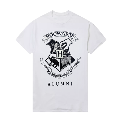 Women Junior's Harry Potter Hogwarts Alumni Graphic T-Shirt Tee