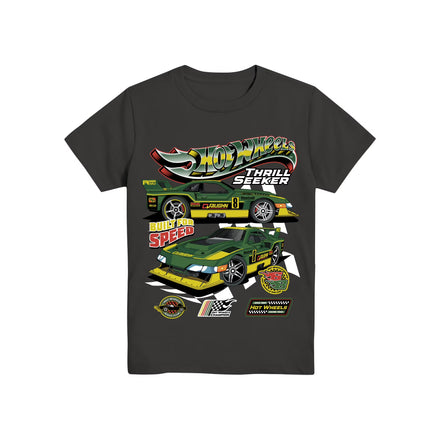 Boys Hot Wheels Thrill Seeker, Crew Neck, Short Sleeve, Graphic T-Shirt, Sizes 4-18