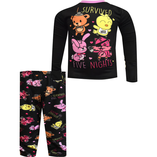 Girls Five Nights at Freddy's I Survived Pajama Set