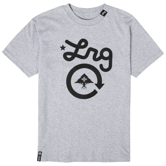 Men's Grey Heather LRG Cycle Logo Tee T-Shirt