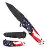 KS 1998-UF 4.5" USA Flag Assist-Open Folding Knife