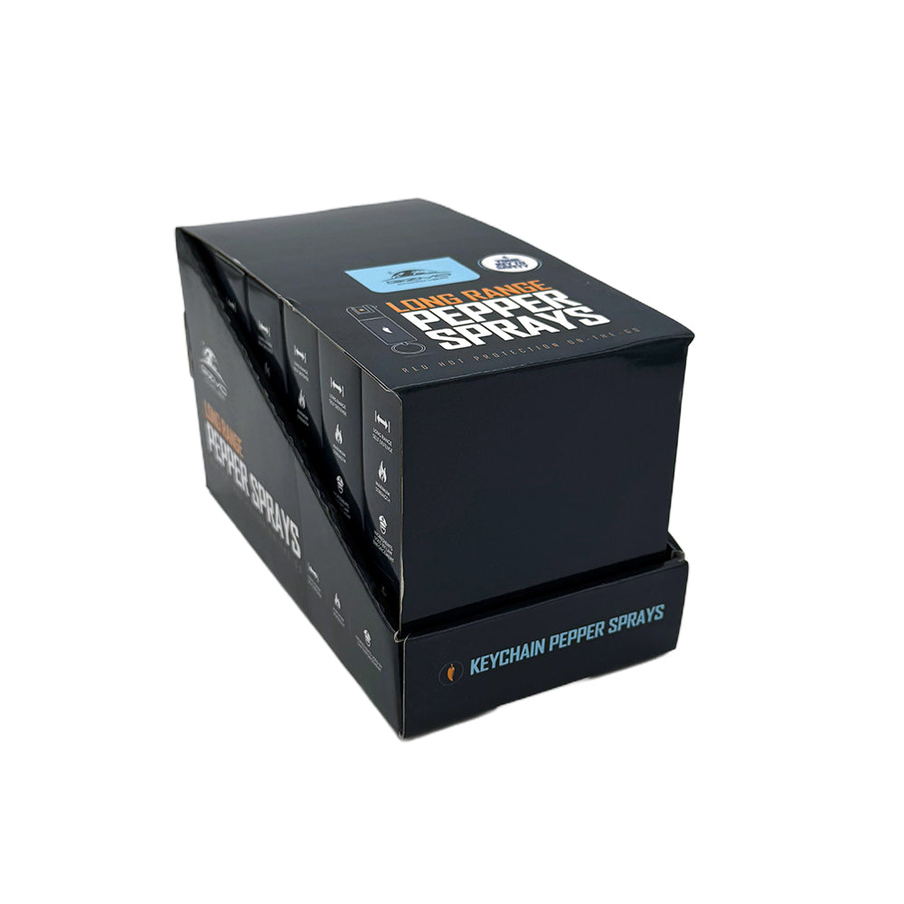 DPS 18 - 18-Piece Keychain Pepper Spray Display – Assorted Colors