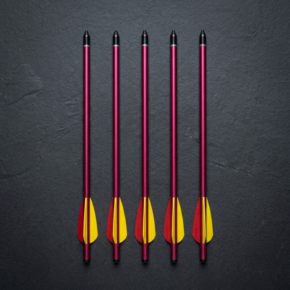 MK 150-16P 16" Metal Crossbow Arrows for 150LBS Crossbow – 6-Piece Set