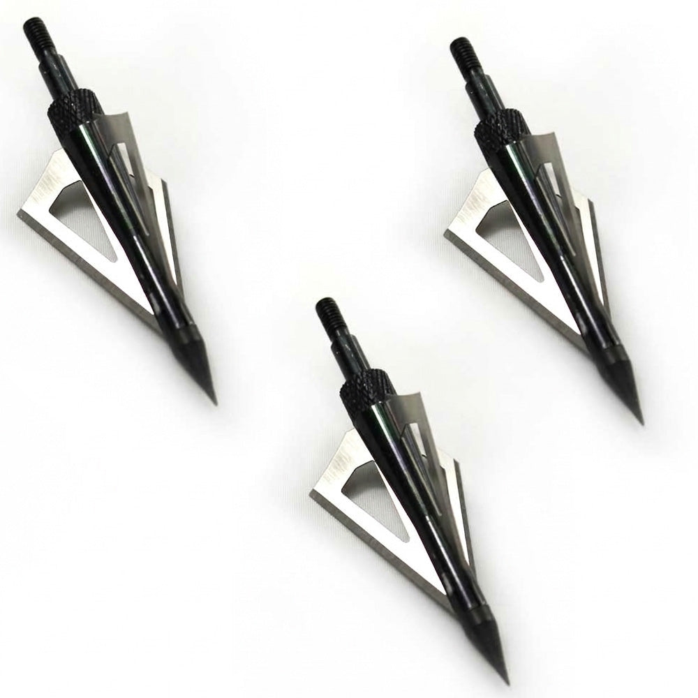 MK 150-E3 3-Bladed Broadhead Arrow Tips – 3-Piece Set